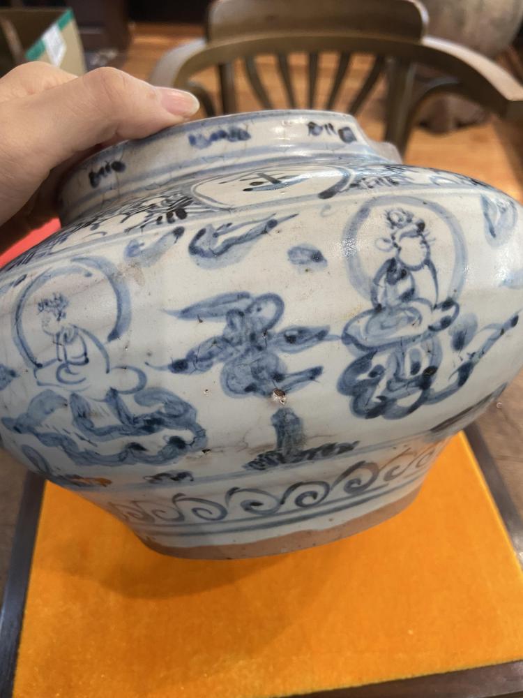 明中期明代中期人物纹青花罐是否有收藏价值2022年11月04日-唐珍收藏