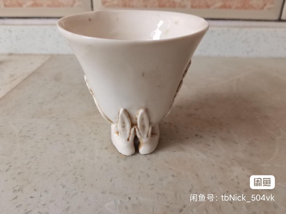 超歓迎された 【洛座】逸品 中国徳化窯 梅花紋 白磁 杯 道具 ＜ 煎茶