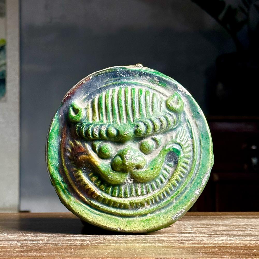 明明代绿釉琉璃瓦狮纹滴水是否有收藏价值2023年08月26日-唐珍收藏